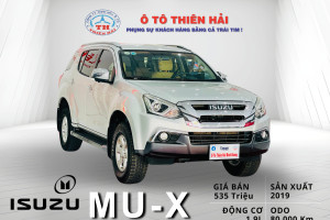 ISUZU MU-X 1.9MT B7 SX 2019 NHẬP KHẨU THÁI LAN