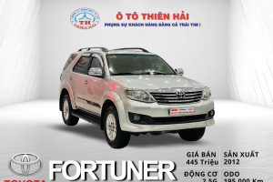  TOYOTA FORTUNER 2.5G MT SX 2012  