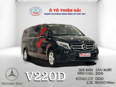 MERCEDES BENZ V220D SX 2015 NHẬP KHẨU TÂY BAN NHA