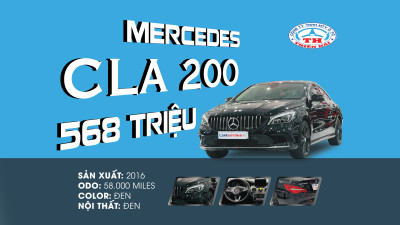 MERCEDES BENZ CLA 200 SẢN XUẤT 2016