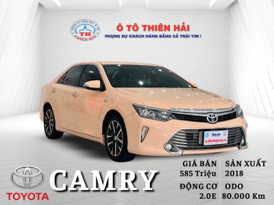 TOYOTA CAMRY 2.0E SX 2018 HỒNG NT KEM.