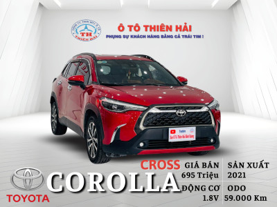 TOYOTA COROLLA CROSS 1.8V SX 2021 ĐKI 2022 NHẬP THÁI LAN