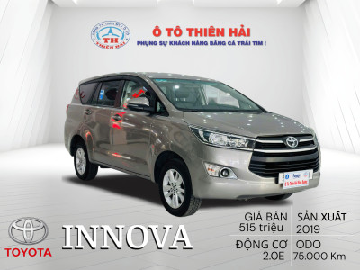 TOYOTA INNOVA 2.0E MT SX 2019