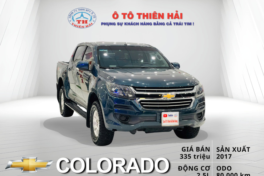 CHEVROLET COLORADO 2.5LT 4X4 MT SX 2017