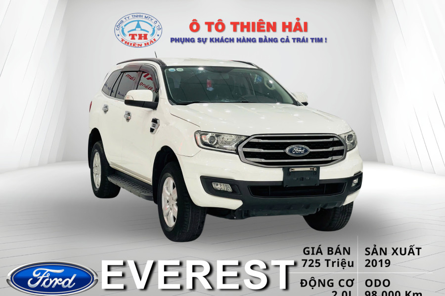 FORD EVEREST 4x2AT sản xuất 2019