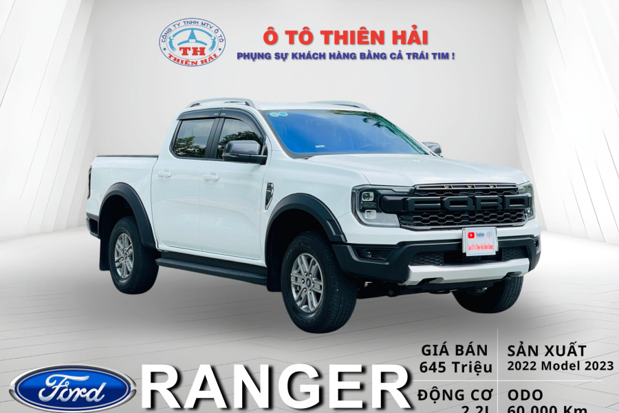 FORD RANGER XLS 2.0L 4x2 AT Sx 2022 Model 2023