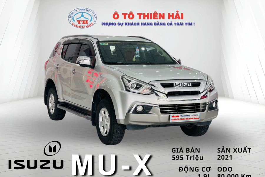 ISUZU MUX 1.9MT B7 SX 2021 NHẬP KHẨU THÁI LAN