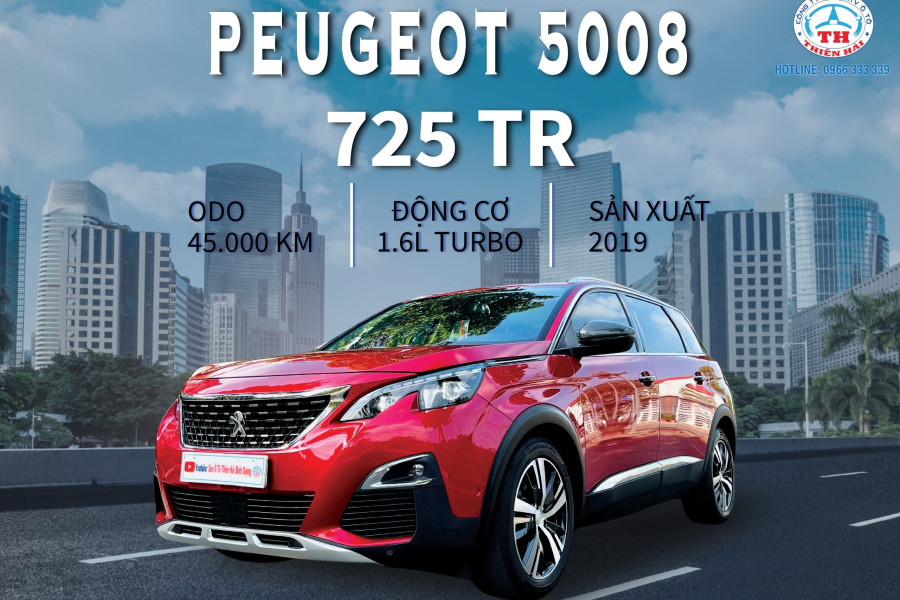  PEUGEOT 5008 1.6L TURBO SX 2019 DKI 2020