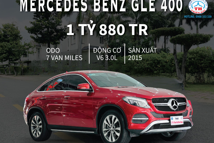 MERCEDES BENZ GLE 400 4Matic Coupe 2015