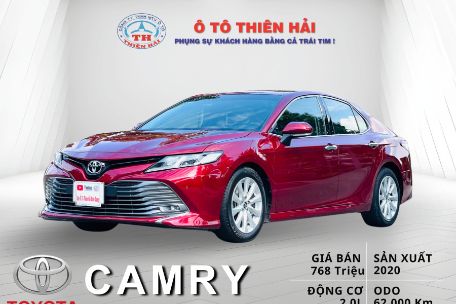 TOYOTA CAMRY 2.0G SX 2020  NHẬP KHẨU