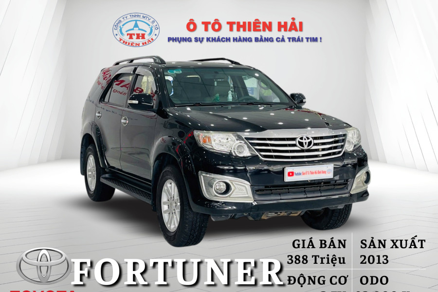 TOYOTA FORTUNER 2.7V 4X4 AT SX 2013 1 CHỦ TỪ MỚI.