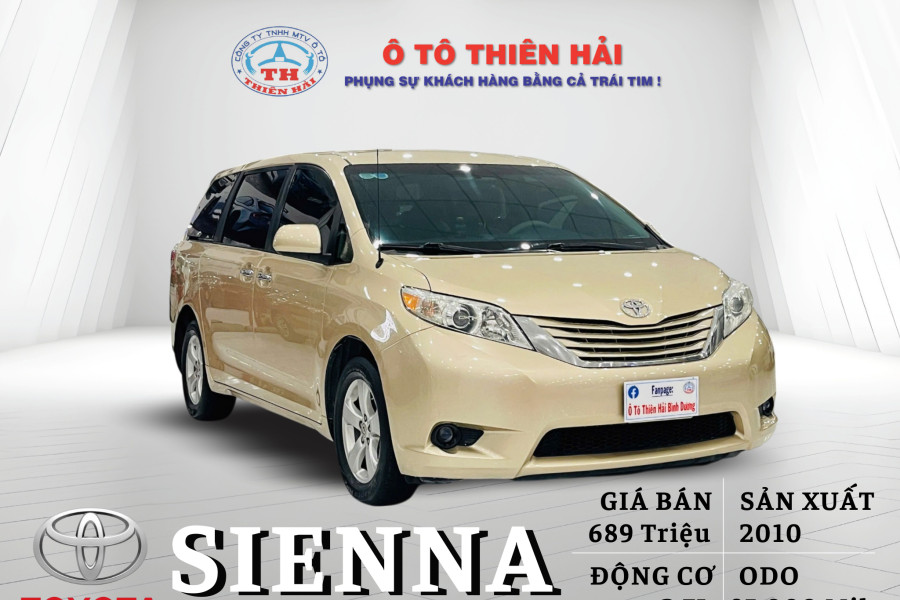  TOYOTA SIENNA 2.7L SX 2010 NHẬP MỸ