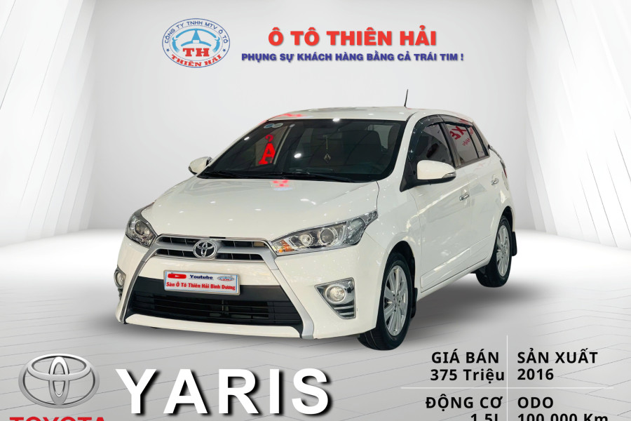 TOYOTA YARIS 1.5G SX 2016